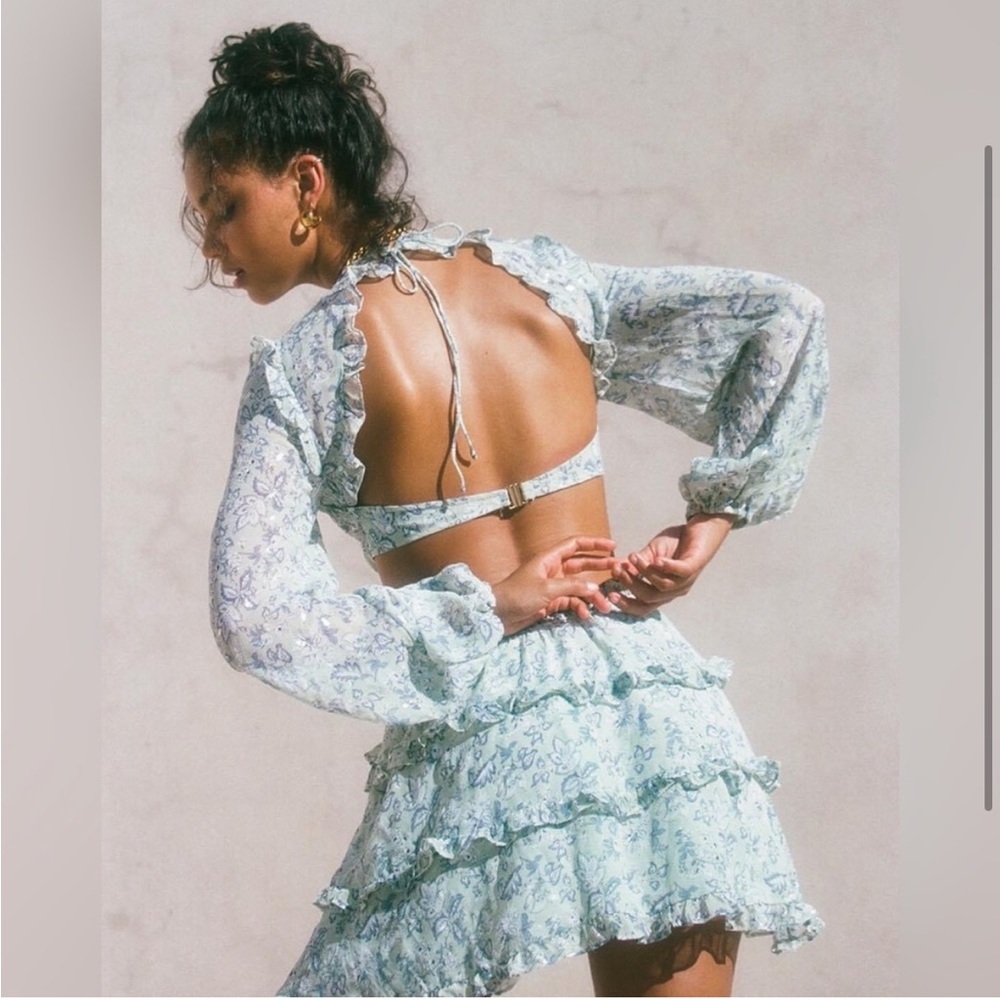 Sabo skirt luxe cleo backless corset dress